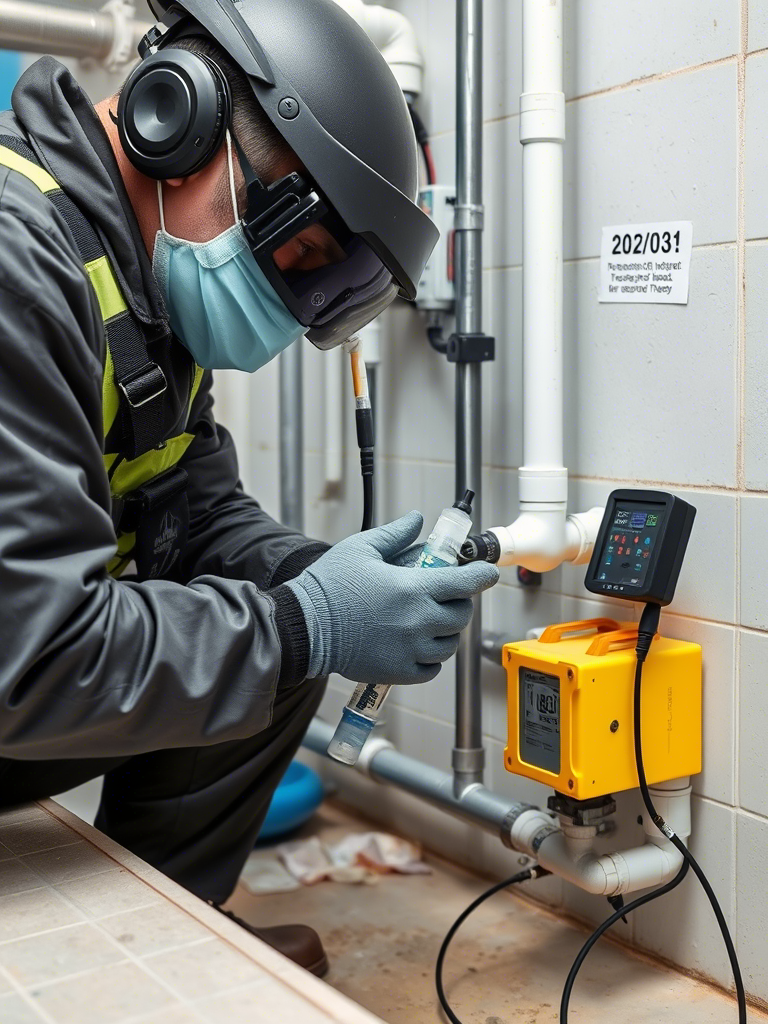 Localisation fuite eau gaz traceur Aveyron